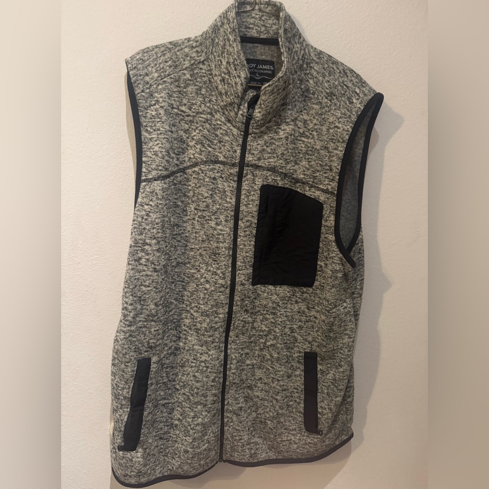 Cody James Men’s Authentic Gray Western Vest (Size: XL)